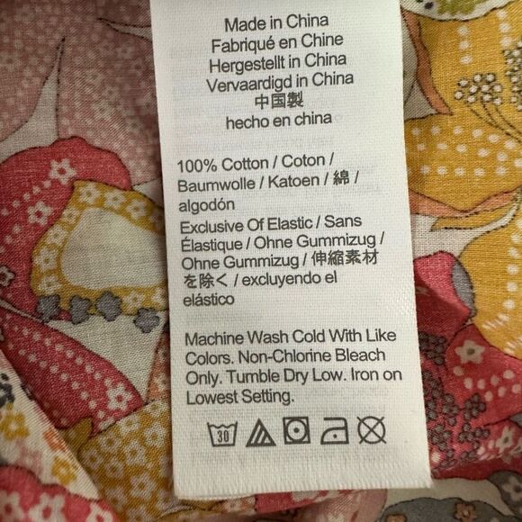 J. Crew Smocked puff-sleeve top in Liberty® Mauvey floral size XS - Picture 8 of 9